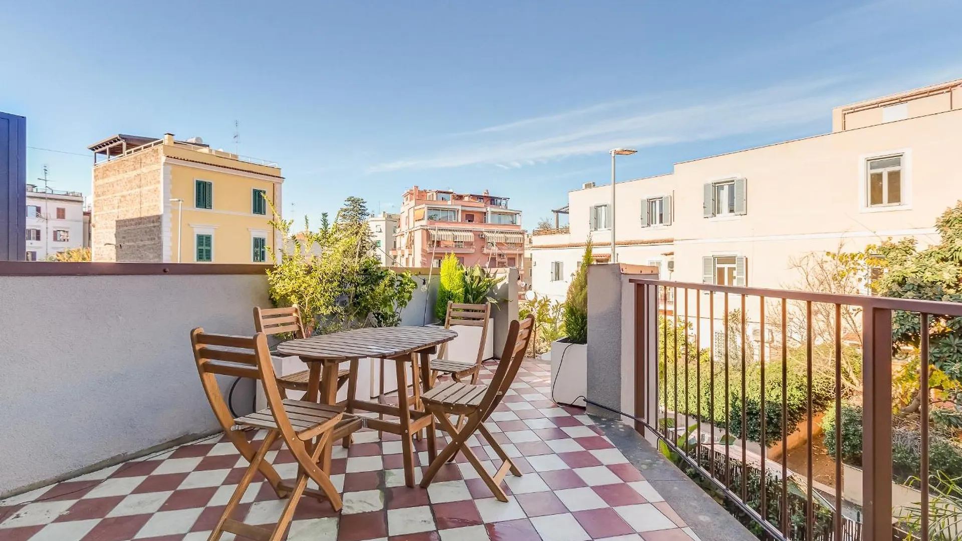 Modern Rooftop Apartment Rome