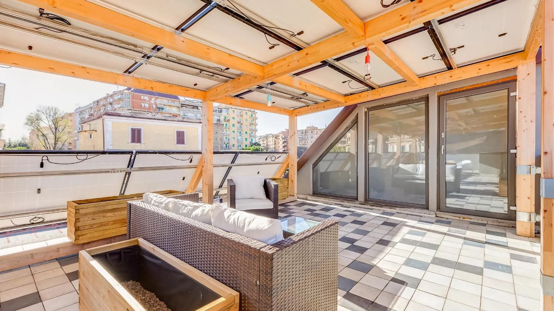 Modern Rooftop Apartment Rome 0*,